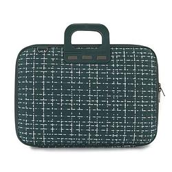 Foto van Bombata 'stweed's 15 inch nylon laptoptas - prato - 15,6 inch - groen