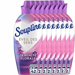 Foto van Soupline floral wasverzachter - 8x42 wasbeurten - voordeelverpakking