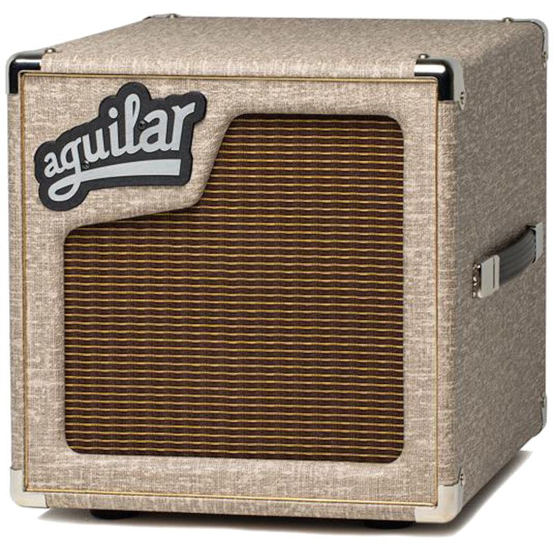 Foto van Aguilar sl1108 f 1x10 inch 8 ohm basgitaar speakerkast beige