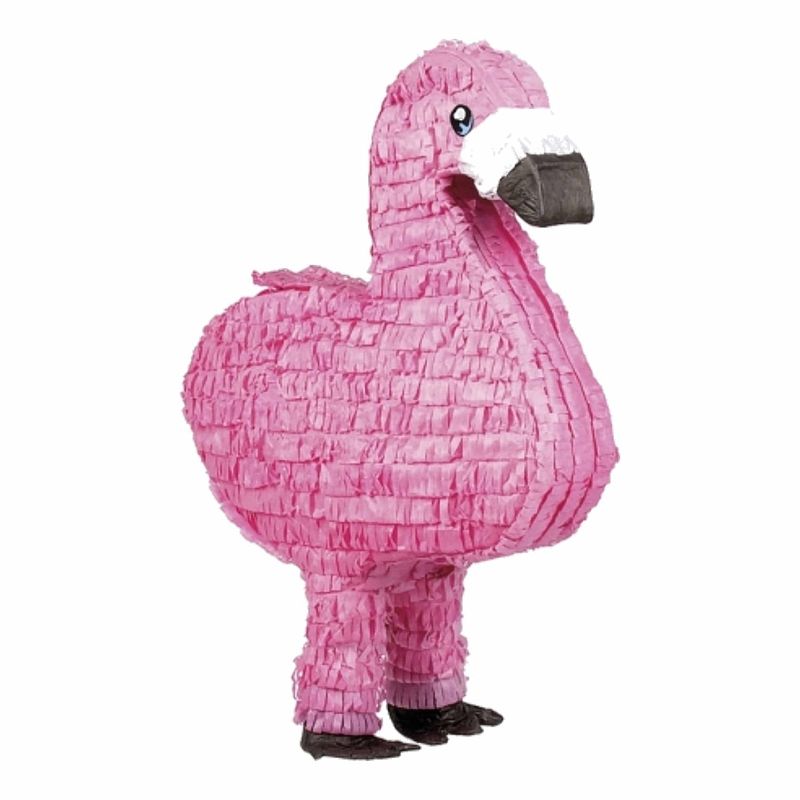 Foto van Pinata flamingo - roze - 63 x 39 cm - pinatas