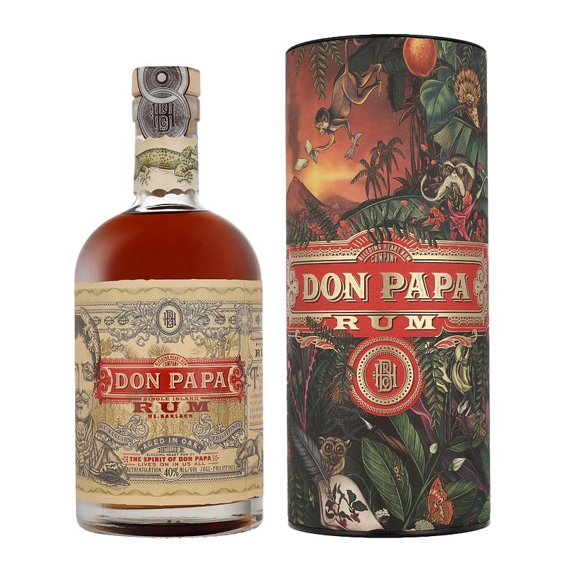 Foto van Don papa eternal spring in sugarlandia 0.7 liter rum + giftbox