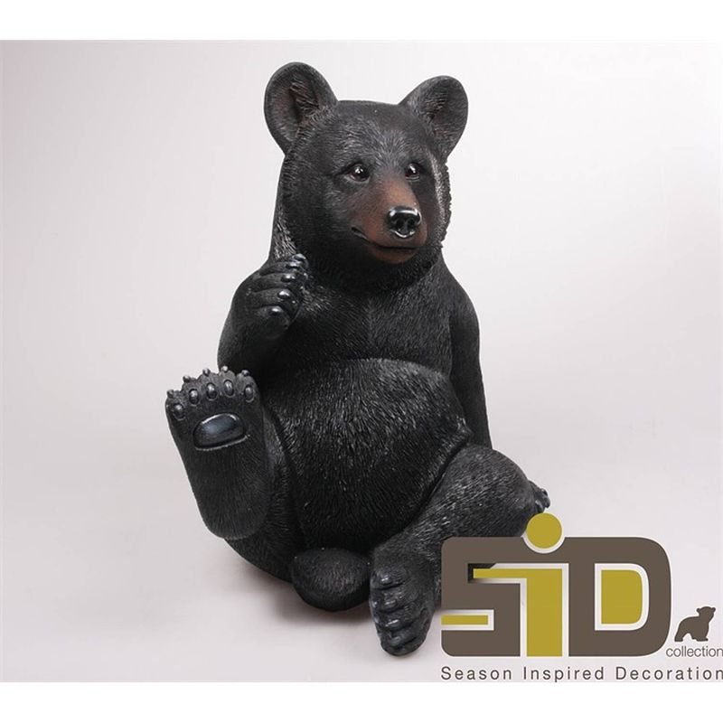 Foto van Farmwood animals - zwarte beer staand h40 cm i