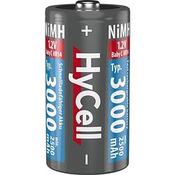 Foto van Hycell hr20 3000 oplaadbare d batterij (mono) nimh 2500 mah 1.2 v 2 stuk(s)