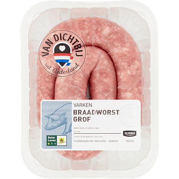 Foto van Jumbo varkens braadworst 400g