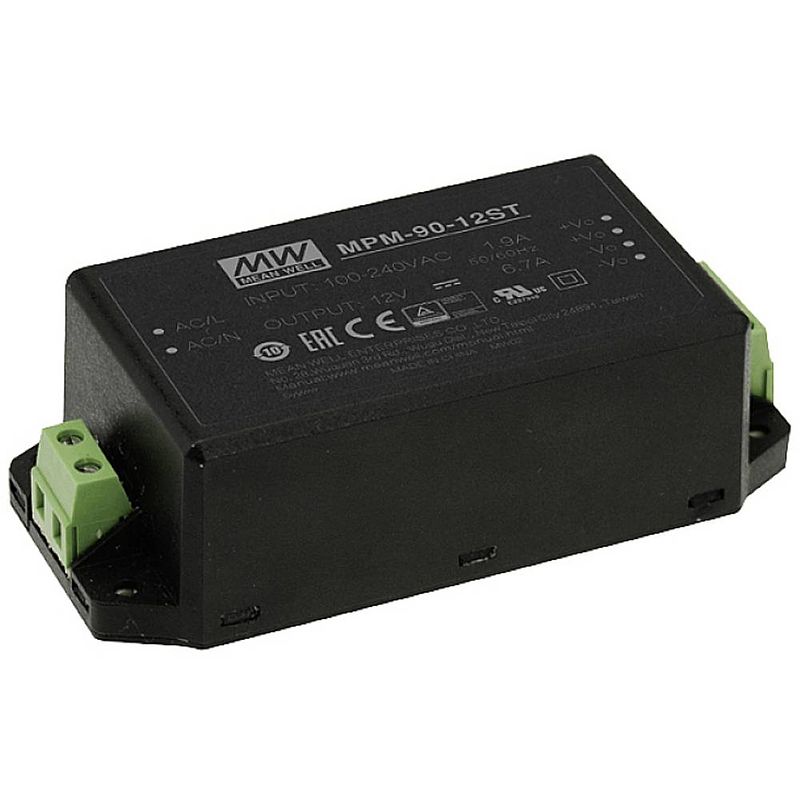 Foto van Mean well mpm-90-15st ac/dc-inbouwnetvoeding 5.67 a 85.05 w 15 v/dc