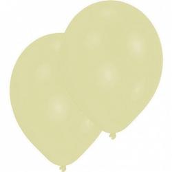 Foto van Amscan ballonnen 27,5 cm lichtgeel 25 stuks