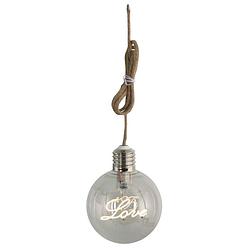 Foto van Luxform lighting - luxform batterij globe bulb love led filament