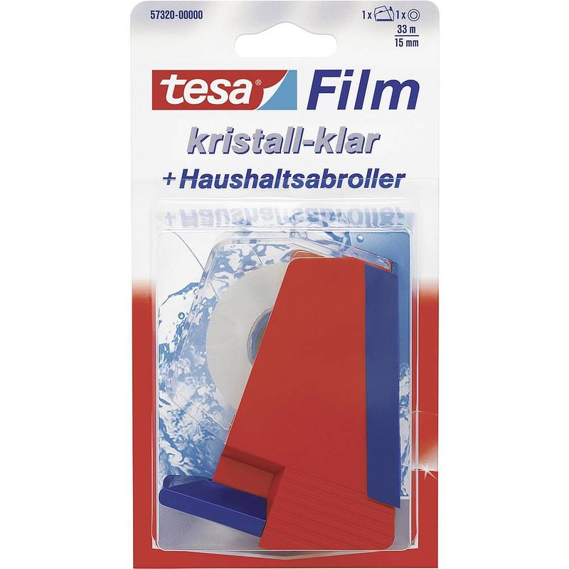 Foto van Tesa tesa 57320-00000-02 tesafilm kristall-klar transparant (l x b) 33 m x 15 mm 1 stuk(s)