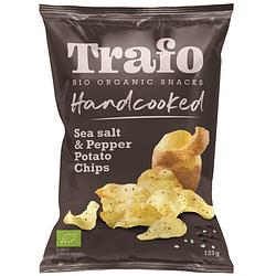 Foto van Trafo handcooked seasalt & pepper chips