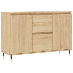 Foto van Vidaxl dressoir 104x35x70 cm bewerkt hout sonoma eikenkleurig