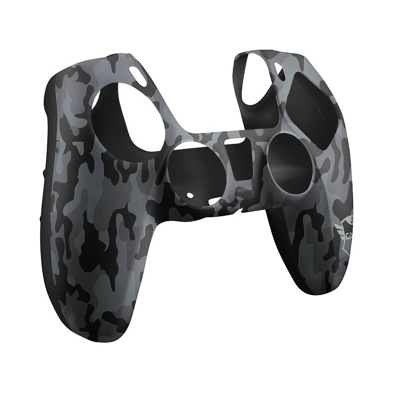 Foto van Trust gaming gxt 748 ps5 controller hoesje - zwart camo