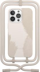 Foto van Change case tiedye apple iphone 13 pro max back cover met koord wit