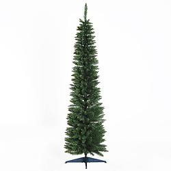 Foto van Christmasgoodz - kunstkerstboom - smalle kunstkerstboom - smalle kerstboom - 180 cm
