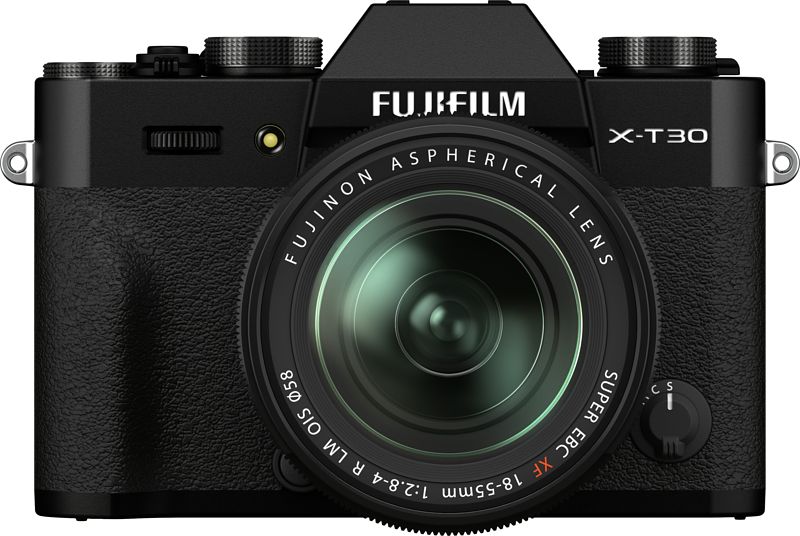 Foto van Fujifilm x-t30 ii body zwart + 18-55mm f/2.8-4.0