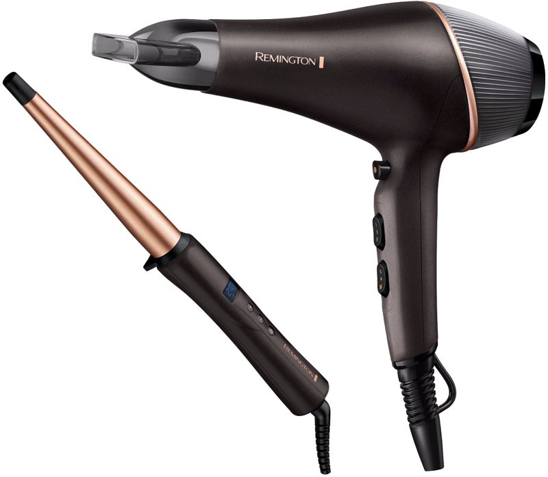 Foto van Remington copper radiance ac5700 + remington ci5700