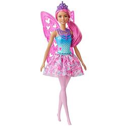 Foto van Barbie tienerpop dreamtopia: fee 30 cm roze/blauw