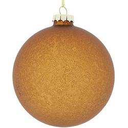 Foto van Non-branded kerstbal florenz 10 cm glas brons