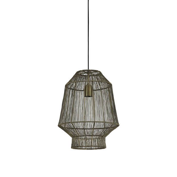 Foto van Light & living - hanglamp vitora - 30x30x38 - brons