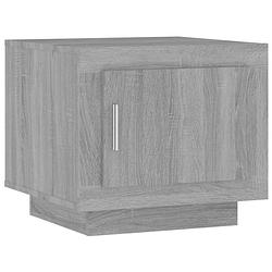 Foto van The living store salontafel gray sonoma eiken - 51x50x45 cm - stijlvol en praktisch