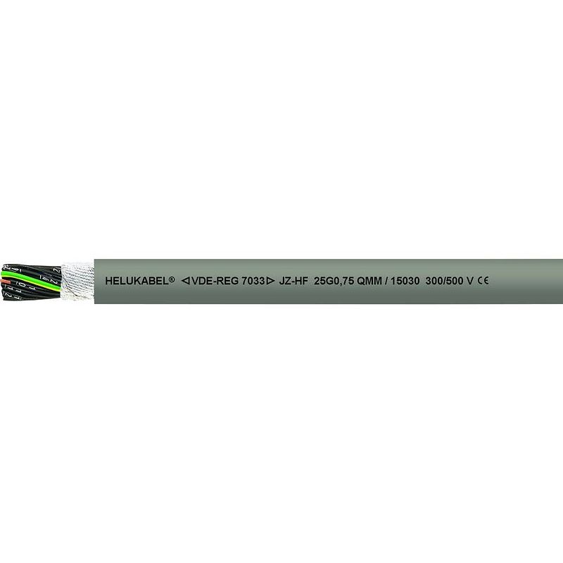 Foto van Helukabel 15046 geleiderkettingkabel jz-hf 18 g 1.00 mm² grijs 100 m