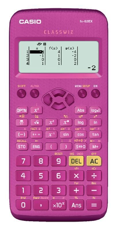 Foto van Rekenmachine casio fx-82ex roze - overig (4549526613012)