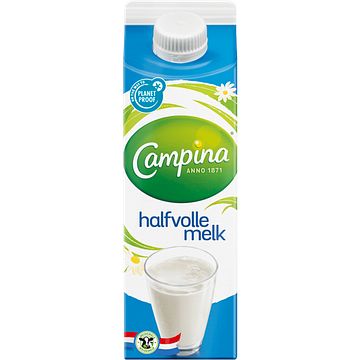 Foto van Campina halfvolle melk 500ml bij jumbo