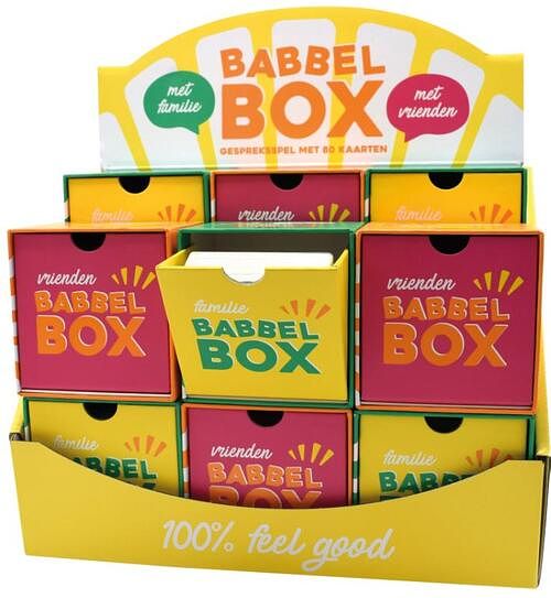 Foto van Display babbelbox - 2t x 6 ex. - pakket (9789464084399)