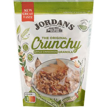 Foto van Jordans the original crunchy apple cinnamon granola 450g bij jumbo