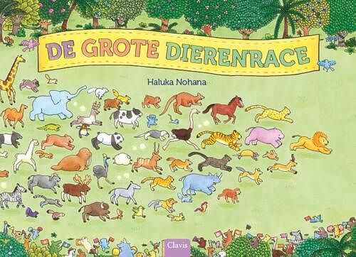 Foto van De grote dierenrace - haluka nohana - hardcover (9789044835847)