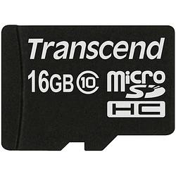 Foto van Transcend premium microsdhc-kaart 16 gb class 10