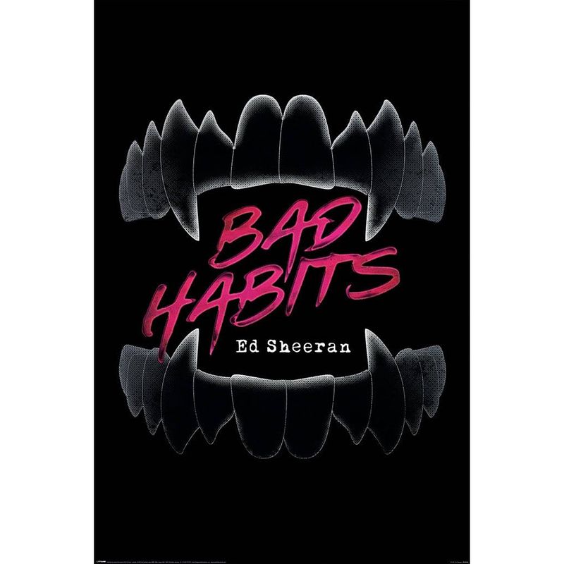 Foto van Pyramid ed sheeran bad habits poster 61x91,5cm