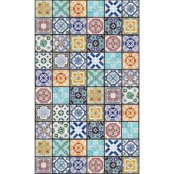 Foto van Dimex vintage tiles vlies fotobehang 150x250cm 2-banen