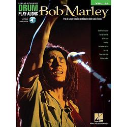 Foto van Hal leonard drum play-along vol. 25 bob marley