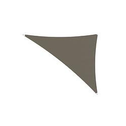Foto van Compleet pakket: umbrosa ingenua schaduwdoek driehoek 4x4x4 m solidum taupe met bevestigingsset en buitendoekreiniger