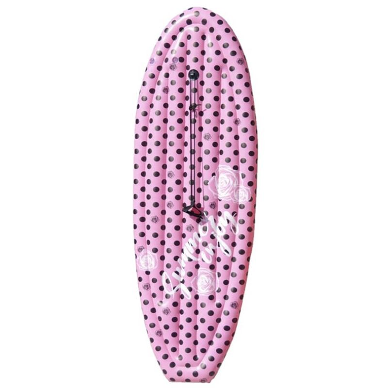 Foto van Opblaasbare zwembad luchtbed matras roze surfplank 150 x 53 cm - luchtbed (zwembad)