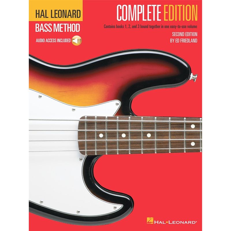 Foto van Hal leonard electric bass method complete edition basgitaarboek