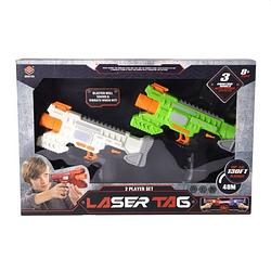 Foto van Lasertag pistolen set met licht en geluid
