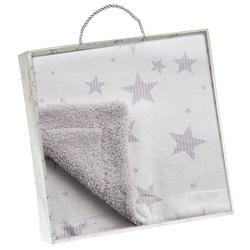 Foto van Gamberritos babydeken sterren junior 80 x 110 cm textiel grijs