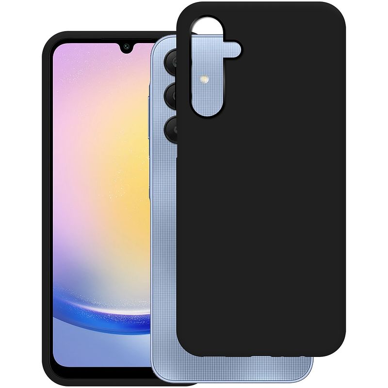 Foto van Just in case soft tpu case voor samsung a25 telefoonhoesje zwart