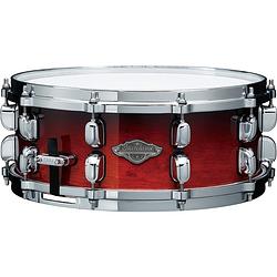 Foto van Tama mbss55-dcf starclassic performer dark cherry fade snaredrum 14 x 5.5 inch