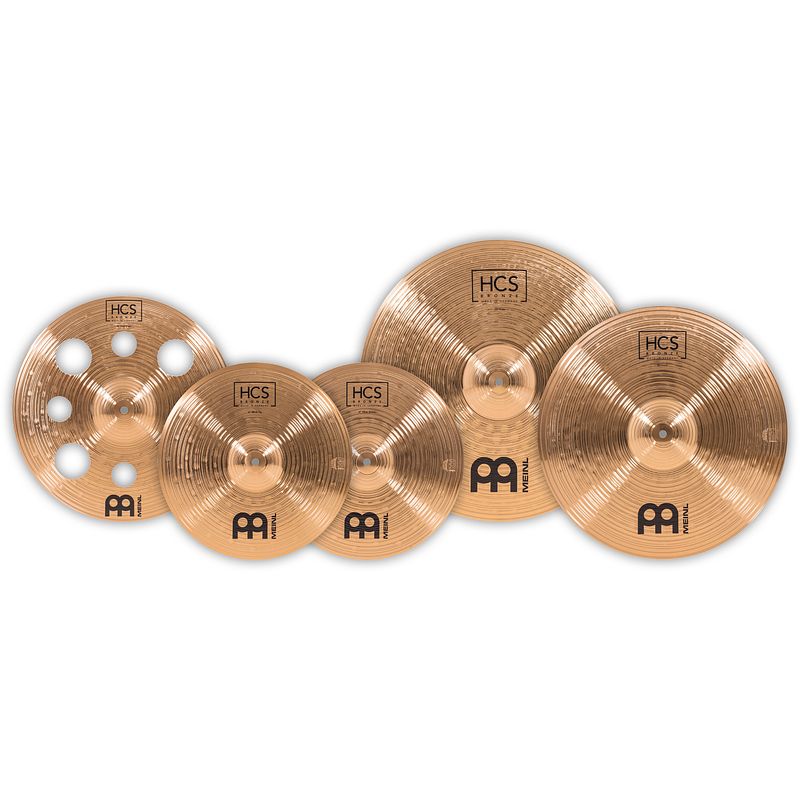 Foto van Meinl hcsb14161820 hcs bronze bekkenset 14 16 18 20