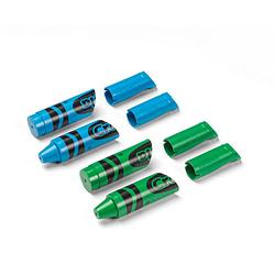 Foto van Crayola - wandhaken, blauw/groen - polypropyleen - crayola