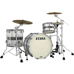 Foto van Tama ma32czus-ssr starclassic maple silver snow racing stripe 3d. shellset smoked black nickel