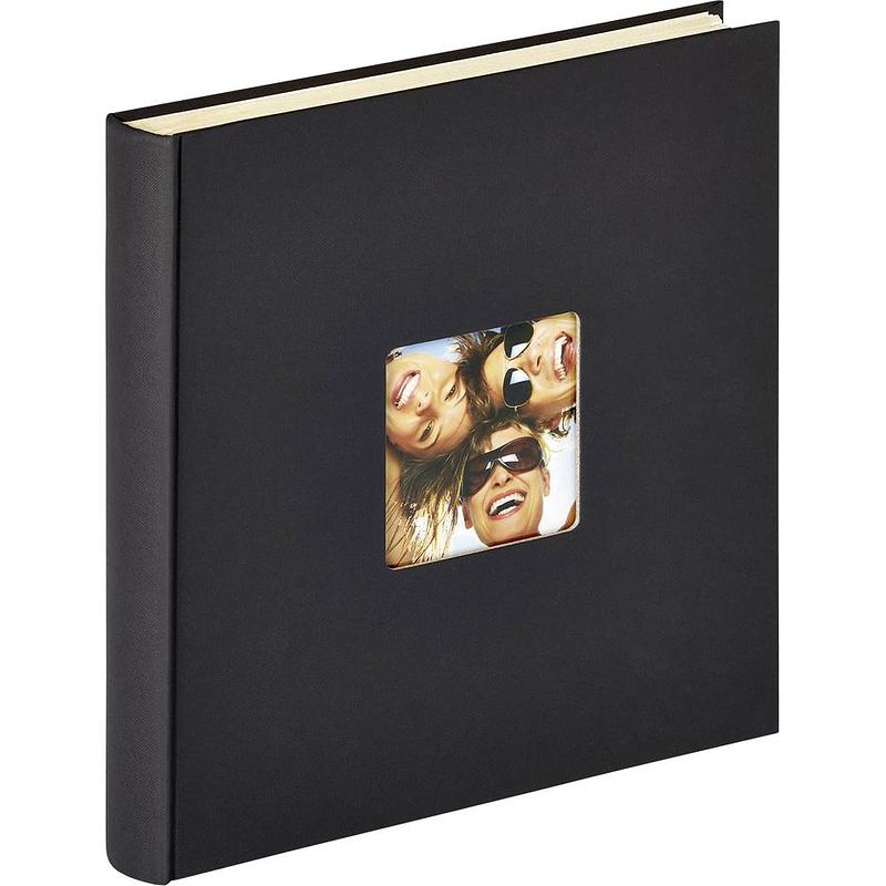 Foto van Walther+ design sk-110-b fotoalbum (b x h) 33 cm x 33.5 cm zwart 50 bladzijden