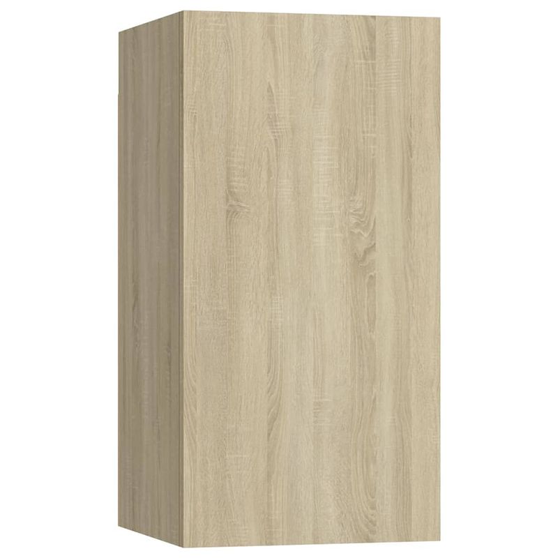 Foto van The living store tv-kast - sonoma eiken - 30.5 x 30 x 60 cm - 2 schappen