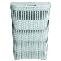 Foto van Curver wasmand rattan - mint groen - 45x34x62 cm