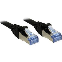 Foto van Lindy 47178 rj45 netwerkkabel, patchkabel cat 6a s/ftp 1.50 m zwart snagless 1 stuk(s)