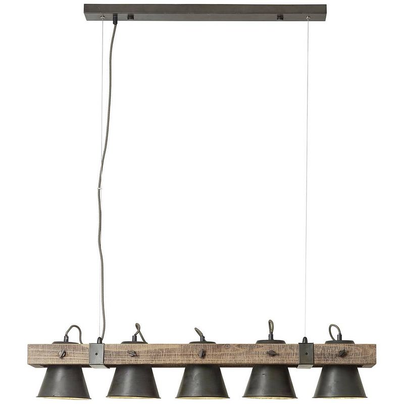 Foto van Brilliant decca 85875/46 hanglamp e27 zwart