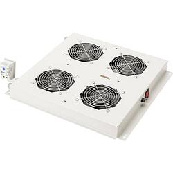 Foto van Digitus dn-19 fan-4-n 19 inch 4 x patchkast-ventilator grijs-wit (ral 7035)