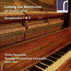 Foto van Beethoven symphonies 1 & 5 arranged for piano duet - cd (5060262790557)